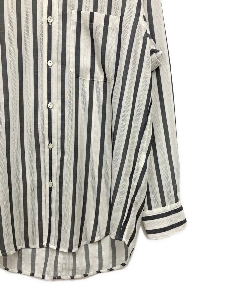 BED J.W. FORD（ベッドフォード）BED J.W. FORD (ベッドフォード) Button-down Shirts ホワイト×ブラック サイズ:1の古着・服飾アイテム