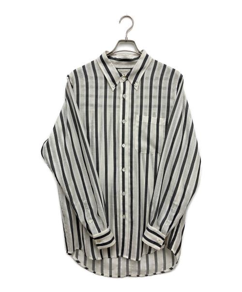 BED J.W. FORD（ベッドフォード）BED J.W. FORD (ベッドフォード) Button-down Shirts ホワイト×ブラック サイズ:1の古着・服飾アイテム