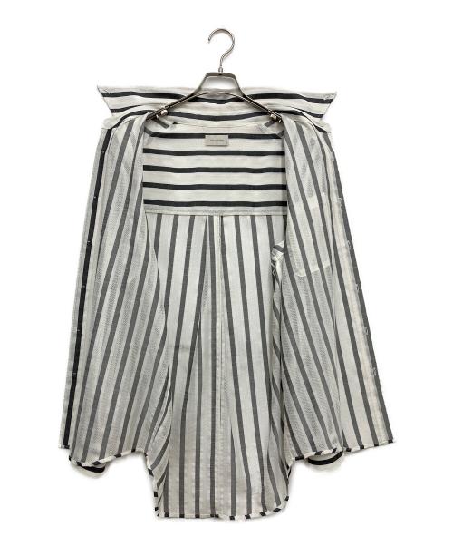 BED J.W. FORD（ベッドフォード）BED J.W. FORD (ベッドフォード) Button-down Shirts ホワイト×ブラック サイズ:1の古着・服飾アイテム