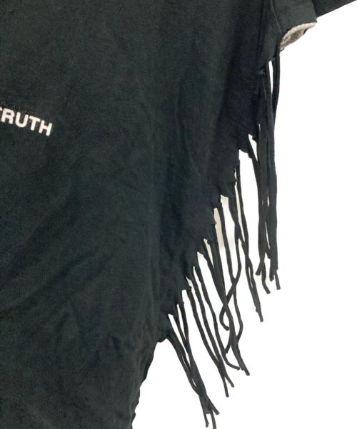 Azuma（アズマ）Azuma (アズマ) SATANISM FRINGE T-SHIRT ブラック×グレー サイズ:1の古着・服飾アイテム
