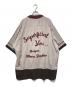 Maison MIHARA YASUHIRO (メゾン ミハラ ヤスヒロ) Mix layered bowling shirt ベージュ×ブラウン サイズ:46：25000円