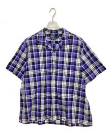 POLO RALPH LAUREN（ポロ・ラルフローレン）の古着「オープンカラーシャツ」｜ブルー×ネイビー