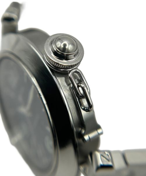 Cartier（カルティエ）Cartier (カルティエ) パシャC Pasha C ビッグデイト Ref.W31047M7 ネイビー サイズ:35mm/15.5cm/ボーイズの古着・服飾アイテム