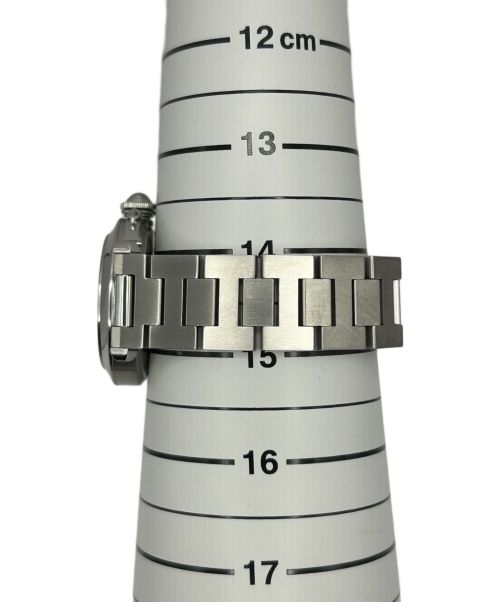 Cartier（カルティエ）Cartier (カルティエ) パシャC Pasha C ビッグデイト Ref.W31047M7 ネイビー サイズ:35mm/15.5cm/ボーイズの古着・服飾アイテム