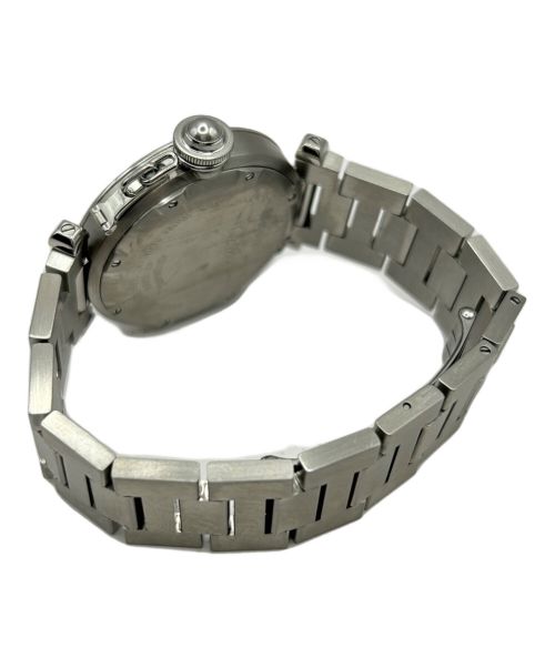 Cartier（カルティエ）Cartier (カルティエ) パシャC Pasha C ビッグデイト Ref.W31047M7 ネイビー サイズ:35mm/15.5cm/ボーイズの古着・服飾アイテム