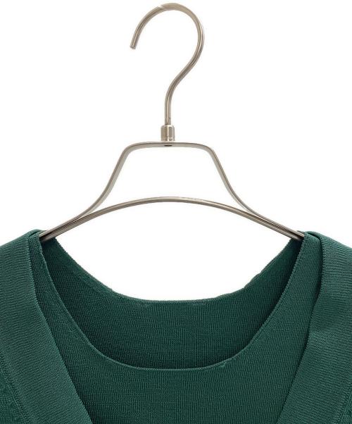 Noble（ノーブル）Noble (ノーブル) ハイツイストニットアメスリアンサンブル グリーン サイズ:Freeの古着・服飾アイテム