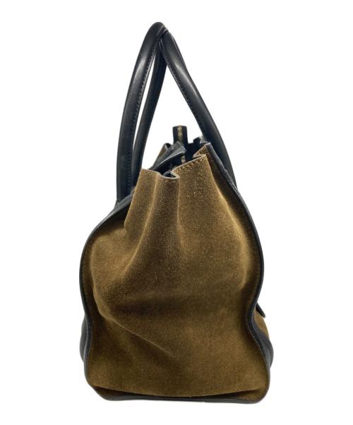CELINE（セリーヌ）CELINE (セリーヌ) トートバッグ ブラック×ブラウンの古着・服飾アイテム
