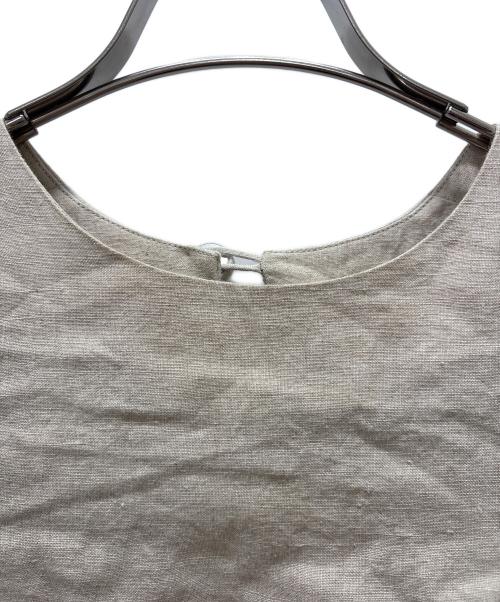 BLUEBIRD BOULEVARD（ブルーバードブルバード）BLUEBIRD BOULEVARD (ブルーバードブルバード) リネンマキシワンピース ベージュ サイズ:Sの古着・服飾アイテム