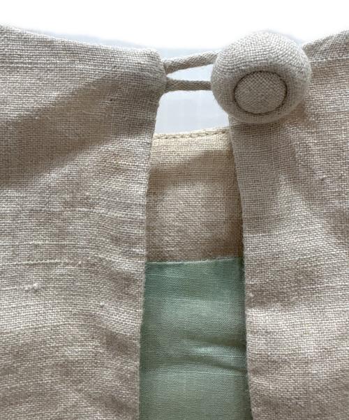 BLUEBIRD BOULEVARD（ブルーバードブルバード）BLUEBIRD BOULEVARD (ブルーバードブルバード) リネンマキシワンピース ベージュ サイズ:Sの古着・服飾アイテム