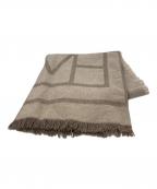 totemeトーテム）の古着「モノグラムスカーフ」｜ベージュ