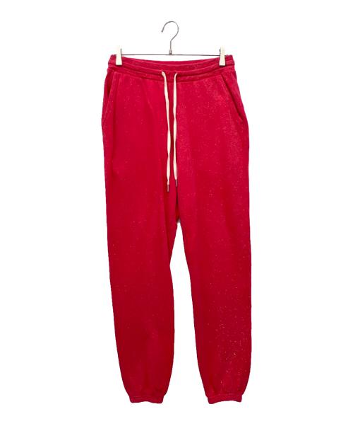 JOHN ELLIOTT（ジョン エリオット）JOHN ELLIOTT (ジョン エリオット) スウェットパンツ レッド サイズ:Lの古着・服飾アイテム