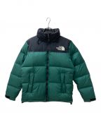 THE NORTH FACEザ ノース フェイス）の古着「ヌプシダウンジャケット」｜グリーン×ブラック