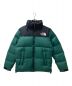 THE NORTH FACE（ザ ノース フェイス）の古着「ヌプシダウンジャケット」｜グリーン×ブラック