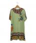 ETRO（エトロ）の古着「SILK RUNWAY DRESS WITH ETHNIC」｜グリーン