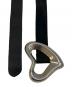 SEA (シー) BIG HEART SUEDE BELT ブラック：18000円