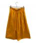 DRAWER（ドゥロワー）の古着「ウェストギャザースカート」｜オレンジ