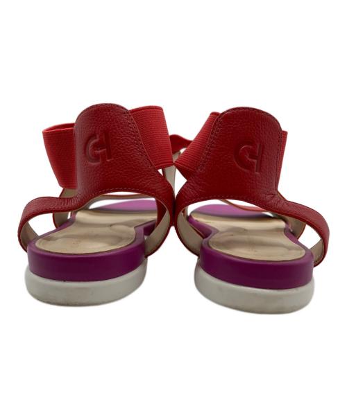 grand ambition（グランド アンビション）grand ambition (グランド アンビション) エラスティック サンダル レッド×パープル サイズ:SIZE 5 1/2の古着・服飾アイテム