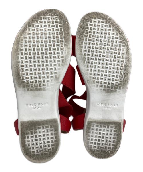 grand ambition（グランド アンビション）grand ambition (グランド アンビション) エラスティック サンダル レッド×パープル サイズ:SIZE 5 1/2の古着・服飾アイテム