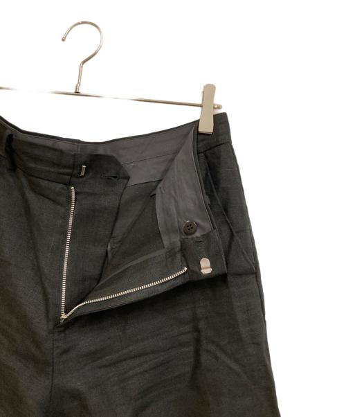 AP STUDIO（エーピーストゥディオ）AP STUDIO (エーピーストゥディオ) リネンワンドパンツ ネイビー サイズ:38の古着・服飾アイテム