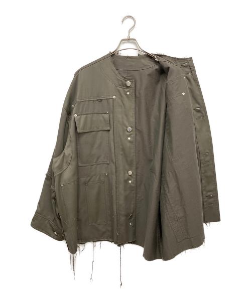 ISSUETHINGS（イシューシングス）ISSUETHINGS (イシューシングス) TYPE-36C-WOOL GABARDINE カーキ サイズ:2の古着・服飾アイテム