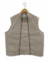A + TOKYO（エープラス トウキョウ）の古着「SOLOTEXスタンドカラーダブルジップベスト」｜グレー