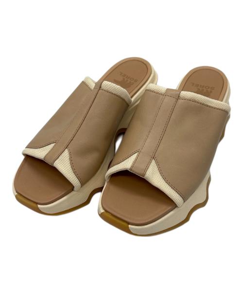 SOREL（ソレル）SOREL (ソレル) KINETIC IMPACT SLIDE HIGH SANDAL/キネティックインパクトスライドハイサンダル ベージュ サイズ:23の古着・服飾アイテム