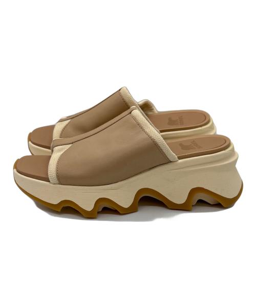 SOREL（ソレル）SOREL (ソレル) KINETIC IMPACT SLIDE HIGH SANDAL/キネティックインパクトスライドハイサンダル ベージュ サイズ:23の古着・服飾アイテム