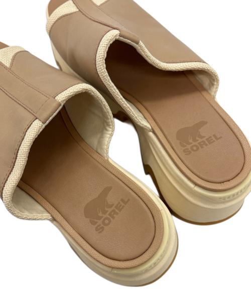 SOREL（ソレル）SOREL (ソレル) KINETIC IMPACT SLIDE HIGH SANDAL/キネティックインパクトスライドハイサンダル ベージュ サイズ:23の古着・服飾アイテム