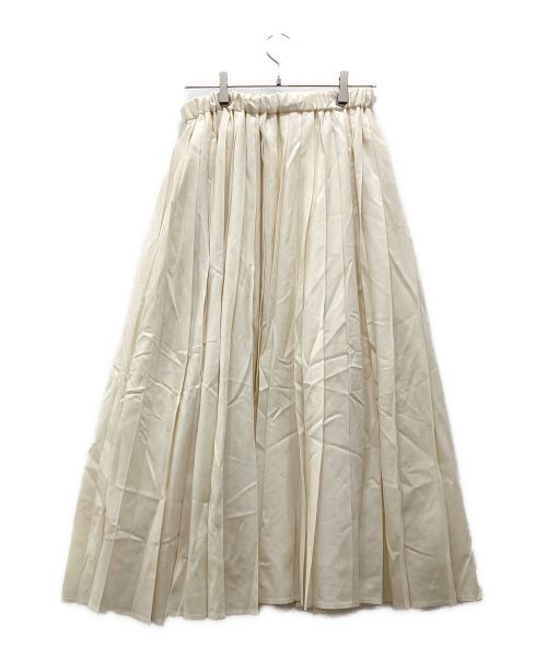 ebure（エブール）ebure (エブール) Ron Herman (ロンハーマン) プリーツスカート ホワイト サイズ:36の古着・服飾アイテム