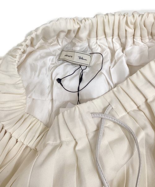 ebure（エブール）ebure (エブール) Ron Herman (ロンハーマン) プリーツスカート ホワイト サイズ:36の古着・服飾アイテム