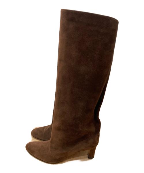 NEBULONIE（ネブローニ）NEBULONIE (ネブローニ) ロングブーツ ブラウン サイズ:37　1/2の古着・服飾アイテム