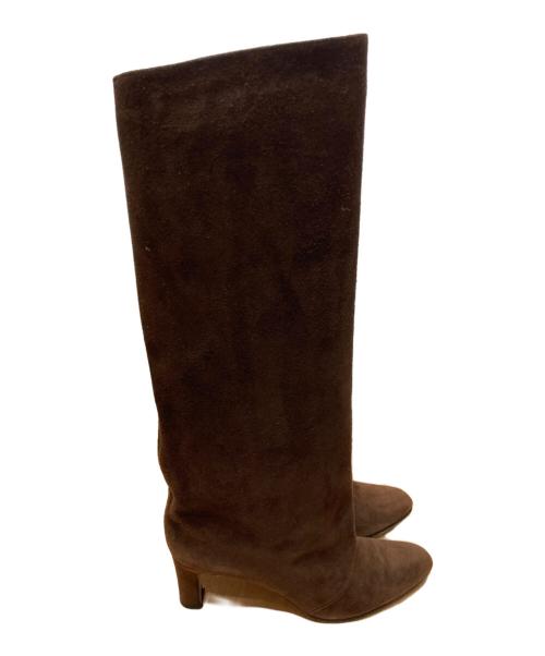 NEBULONIE（ネブローニ）NEBULONIE (ネブローニ) ロングブーツ ブラウン サイズ:37　1/2の古着・服飾アイテム