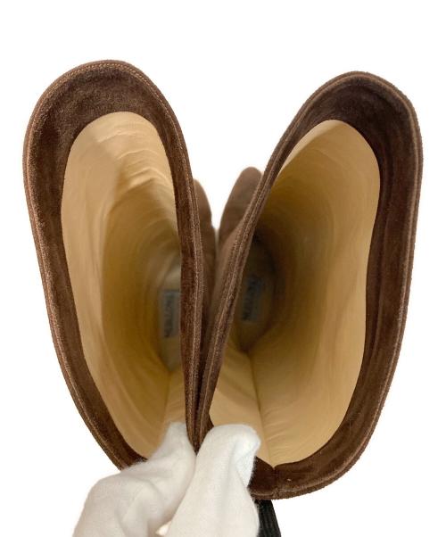 NEBULONIE（ネブローニ）NEBULONIE (ネブローニ) ロングブーツ ブラウン サイズ:37　1/2の古着・服飾アイテム