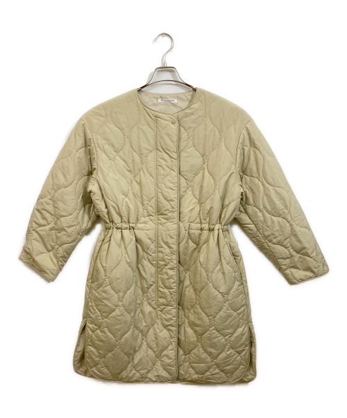 BEAUTY&YOUTH（ビューティーアンドユース）BEAUTY&YOUTH (ビューティーアンドユース) キルティングノーカラーコート ベージュ サイズ:Sの古着・服飾アイテム