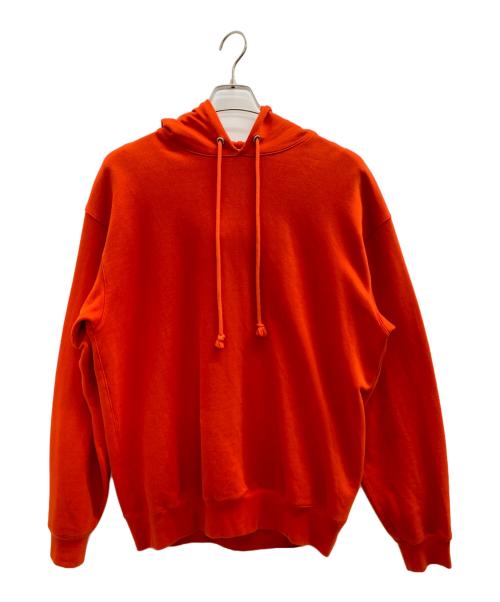AURALEE（オーラリー）AURALEE (オーラリー) SUPER MILLED SWEAT P/O PARKA オレンジ サイズ:3の古着・服飾アイテム