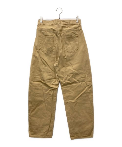 emmi（エミ）emmi (エミ) カーブシルエットデニムパンツ ベージュ サイズ:SIZE 1の古着・服飾アイテム