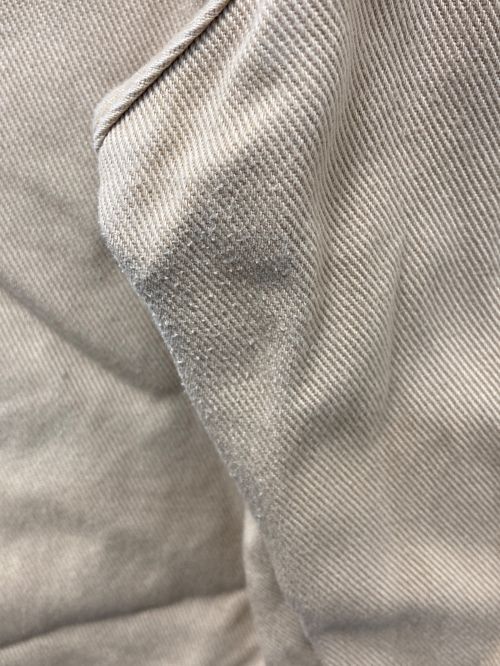 emmi（エミ）emmi (エミ) カーブシルエットデニムパンツ ベージュ サイズ:SIZE 1の古着・服飾アイテム