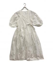 Curensology（カレンソロジー）の古着「2WAYコットンリネンドレス」｜ホワイト