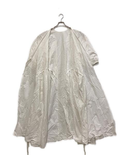 Curensology（カレンソロジー）Curensology (カレンソロジー) 2WAYコットンリネンドレス ホワイト サイズ:SIZE Freeの古着・服飾アイテム