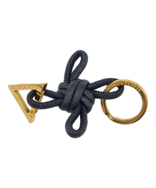 BOTTEGA VENETA（ボッテガベネタ）BOTTEGA VENETA (ボッテガベネタ) トライアングルキーリング ブラックの古着・服飾アイテム