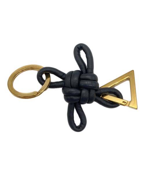 BOTTEGA VENETA（ボッテガベネタ）BOTTEGA VENETA (ボッテガベネタ) トライアングルキーリング ブラックの古着・服飾アイテム