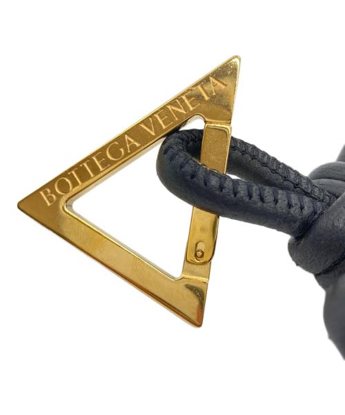 BOTTEGA VENETA（ボッテガベネタ）BOTTEGA VENETA (ボッテガベネタ) トライアングルキーリング ブラックの古着・服飾アイテム