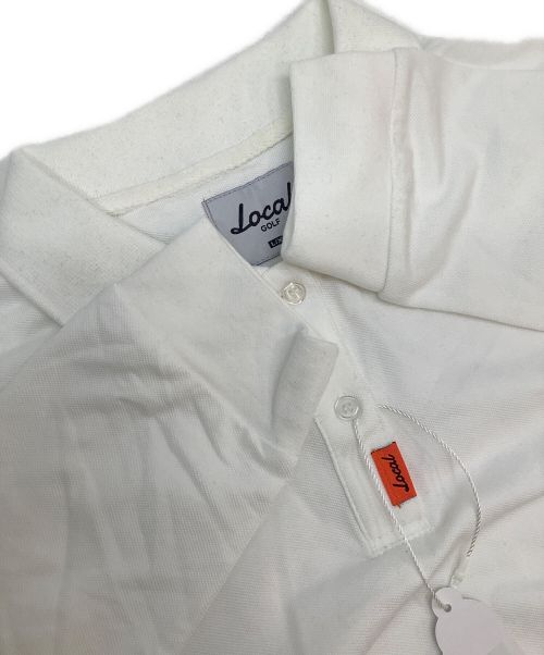 Local Golf（ローカルゴルフ）Local Golf (ローカルゴルフ) Basic Short L/S POLO ホワイト サイズ:L/XL 未使用品の古着・服飾アイテム