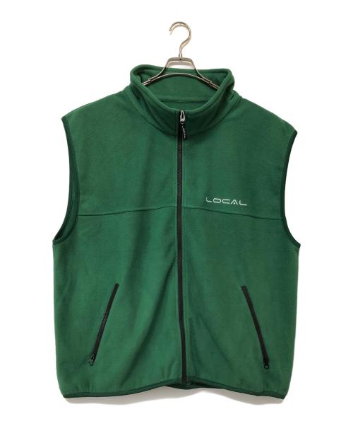 Local Golf（ローカルゴルフ）LOCAL GOLF (ローカルゴルフ) Simple Fleece VEST グリーン サイズ:SIZE M/L 未使用品の古着・服飾アイテム