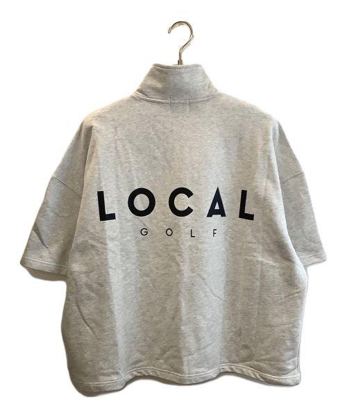 Local Golf（ローカルゴルフ）Local Golf (ローカルゴルフ) Half ZIP S/S SWEAT SHIRT ライトグレー サイズ:S/M 未使用品の古着・服飾アイテム