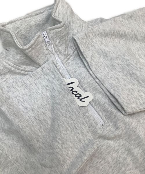 Local Golf（ローカルゴルフ）Local Golf (ローカルゴルフ) Half ZIP S/S SWEAT SHIRT ライトグレー サイズ:S/M 未使用品の古着・服飾アイテム