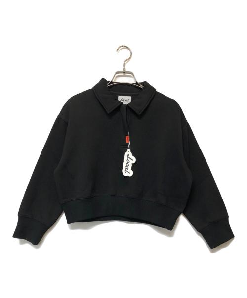 Local Golf（ローカルゴルフ）LOCAL GOLF (ローカルゴルフ) Basic Cropped L/S POLO SWEAT ブラック サイズ:SIZE S/M 未使用品の古着・服飾アイテム