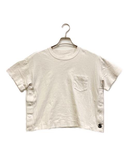 sacai（サカイ）sacai (サカイ) s Cotton Jersey T-Shirt ホワイト サイズ:1の古着・服飾アイテム