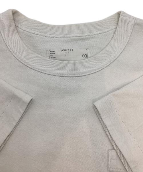 sacai（サカイ）sacai (サカイ) s Cotton Jersey T-Shirt ホワイト サイズ:1の古着・服飾アイテム