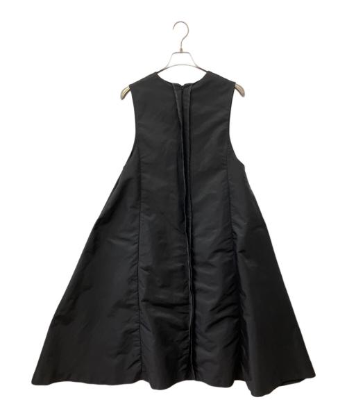 machatt（マチャット）machatt (マチャット) ナイロンツイルドレス ブラック サイズ:FREEの古着・服飾アイテム